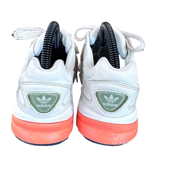 Adidas Originals Falcon Sneakers Athletic Chunky Shoes White/Orange Size 5 - Picture 4 of 7